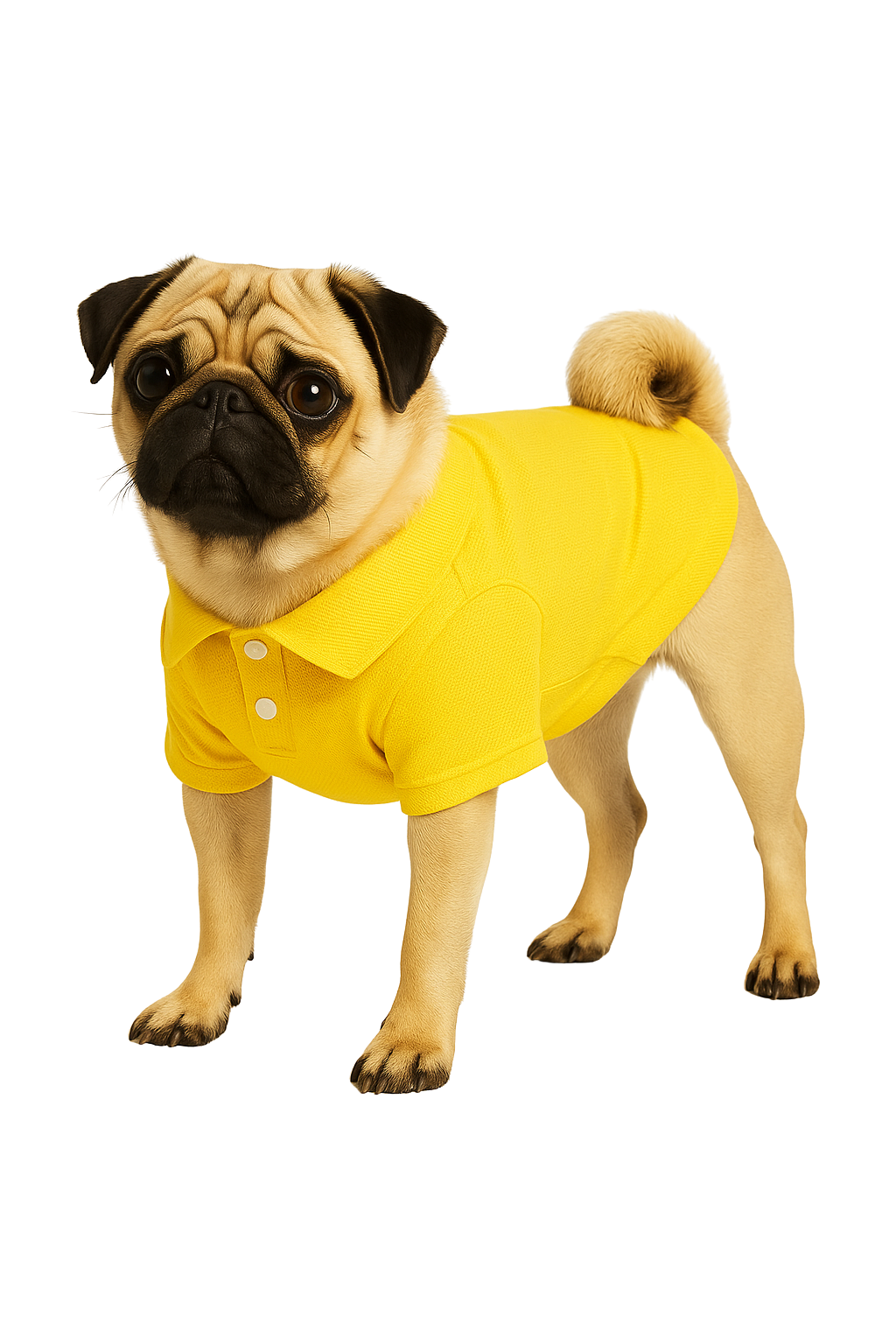 Yellow Polo Dog Shirt
