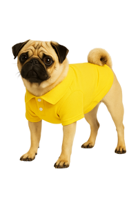 Yellow Polo Dog Shirt