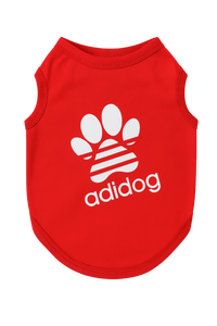 Adidog Red Tank Top for Dogs