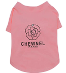 Chewnel Paris Dog Tee – Pink Edition