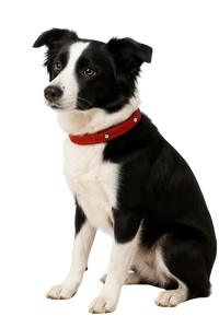 Glitter Red Dog Collar