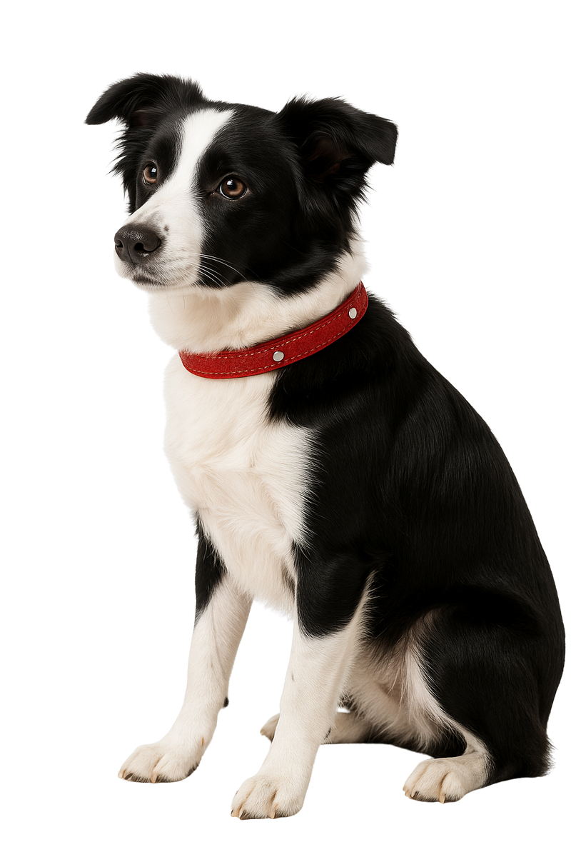 Glitter Red Dog Collar