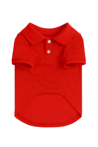 Red Polo Dog Shirt