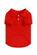 Red Polo Dog Shirt