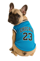 Chicago 23 Basketball Pet Jersey - Blue