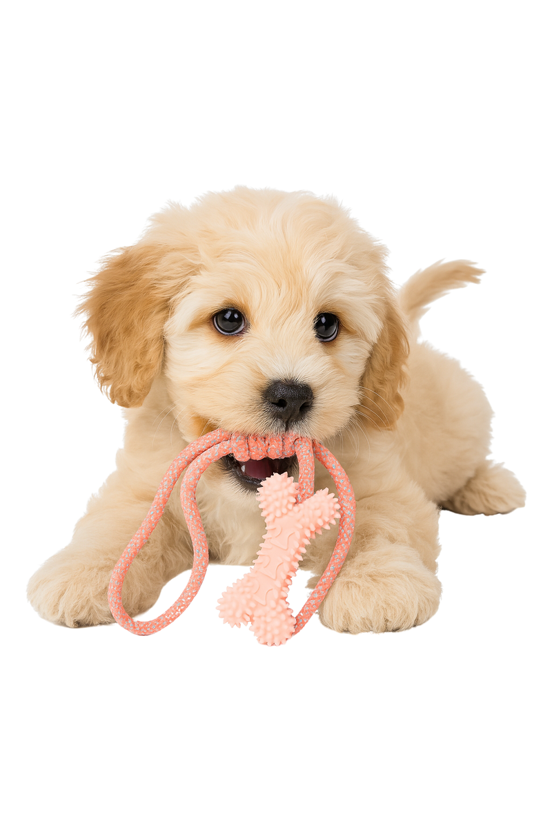 Interactive Rope & Bone Chew Toy for Dogs