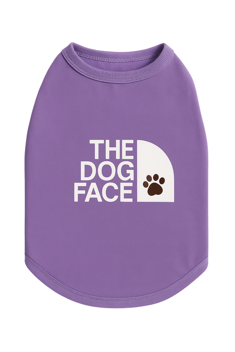 The Dog Face – Purple Tank Top for Dogs