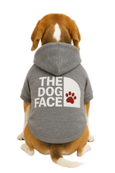 “The Dog Face” Pet Hoodie – Gray