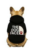"The Dog Face” Pet Hoodie – Black