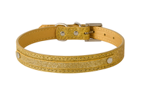 Glitter Gold Dog Collar