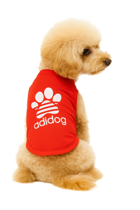 Adidog Red Tank Top for Dogs