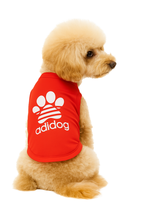 Adidog Red Tank Top for Dogs