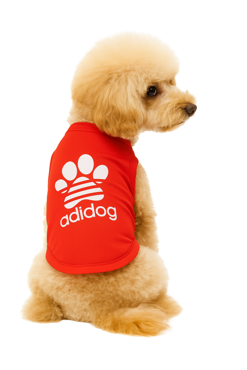 Adidog Red Tank Top for Dogs