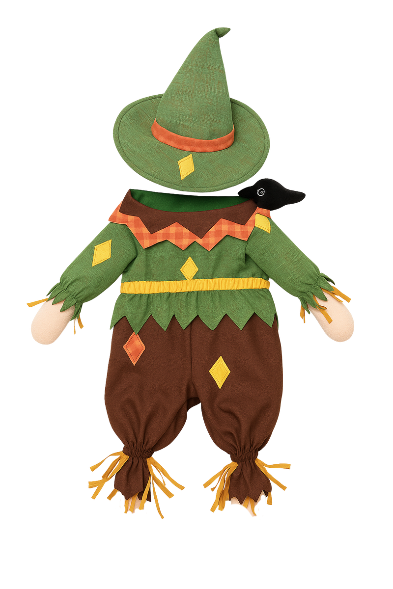 Scarecrow Dog Costume with Hat