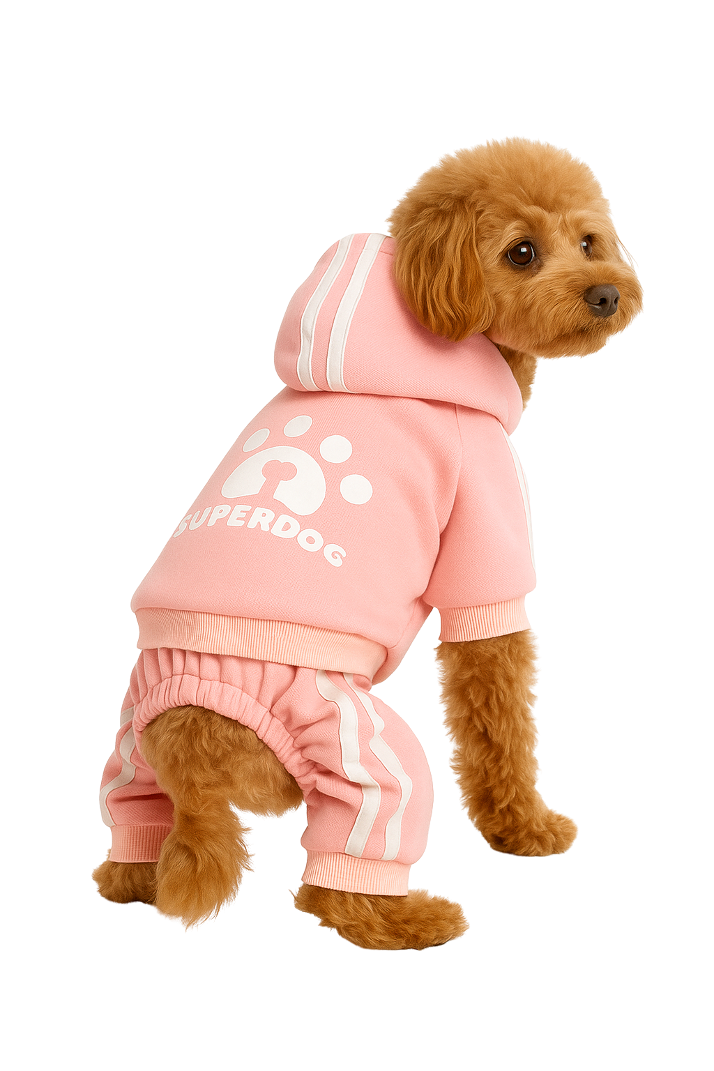 Superdog Pink Tracksuit for Dogs