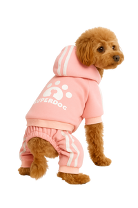 Superdog Pink Tracksuit for Dogs