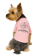Chewnel Paris Dog Tee – Pink Edition