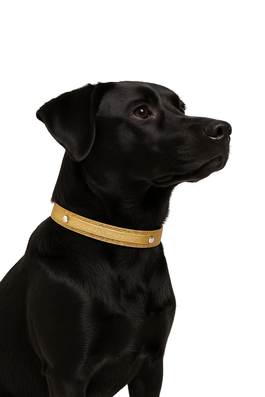 Glitter Gold Dog Collar