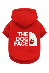 “The Dog Face” hoodie - Red