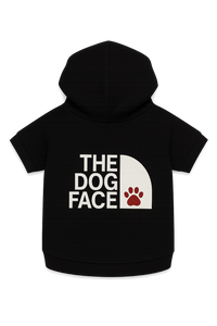 "The Dog Face” Pet Hoodie – Black