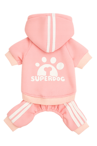 Superdog Pink Tracksuit for Dogs
