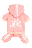 Superdog Pink Tracksuit for Dogs