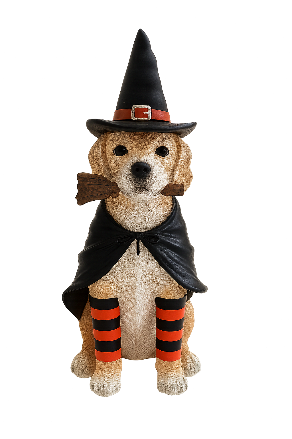 Halloween Witch Dog Figurine – 14in