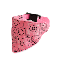 Pink Bandana Dog Collar