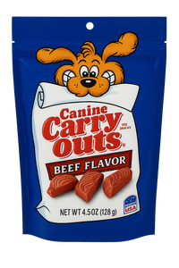 Canine Carry Outs® – Beef Flavor Dog Snacks (4.5 oz / 128 g)