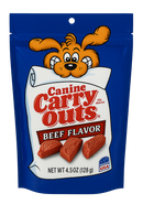 Canine Carry Outs® – Beef Flavor Dog Snacks (4.5 oz / 128 g)