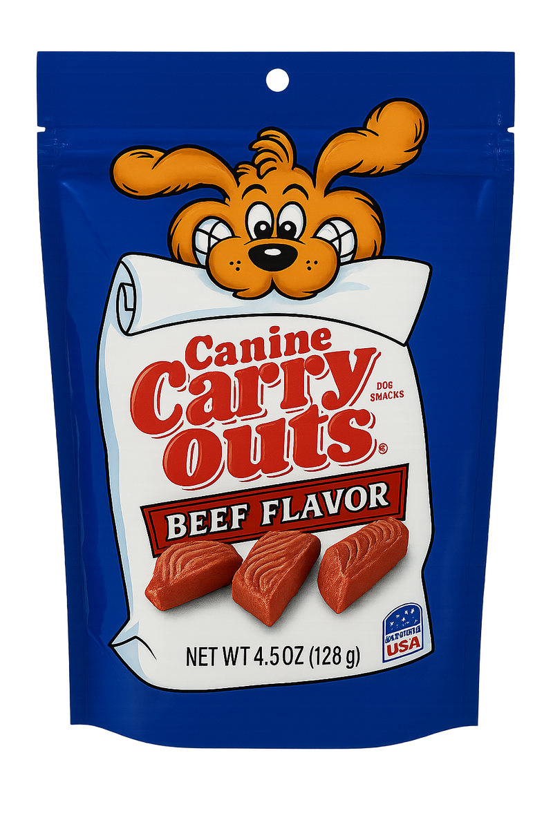 Canine Carry Outs® – Beef Flavor Dog Snacks (4.5 oz / 128 g)