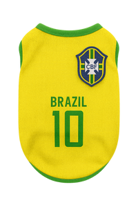 Brazil National Team Pet Jersey – #10