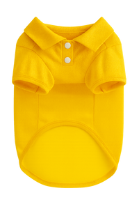 Yellow Polo Dog Shirt