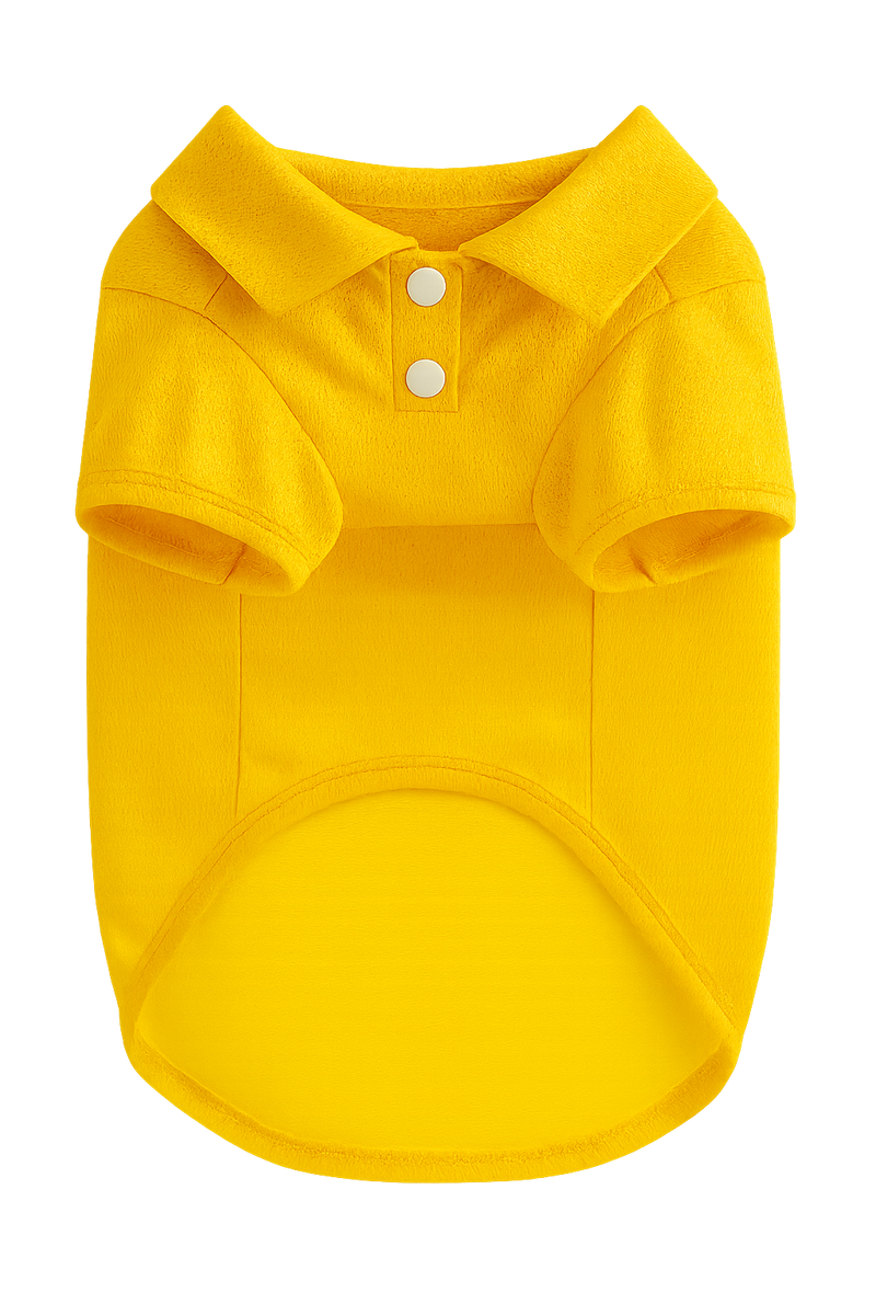 Yellow Polo Dog Shirt