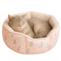 Cozy Cat Bed with Soft Plush Lining