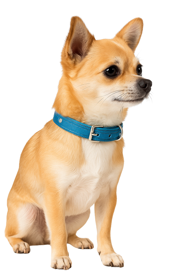 Glitter Blue Dog Collar