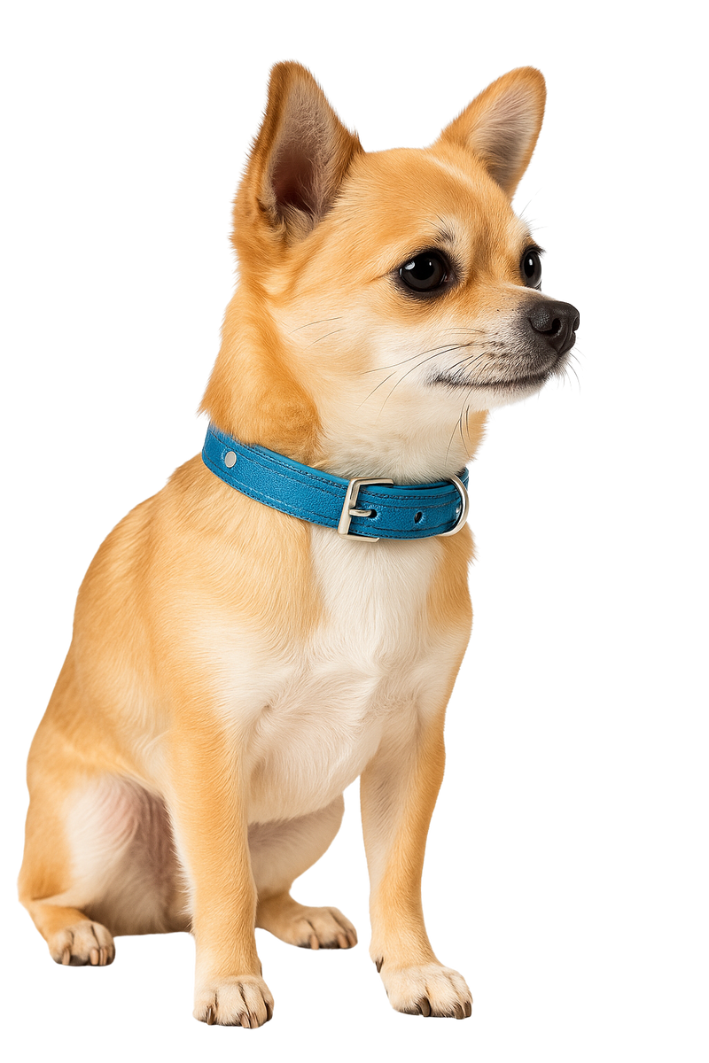 Glitter Blue Dog Collar