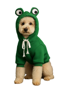 Frog Hoodie for Dogs – Cozy & Playful Style
