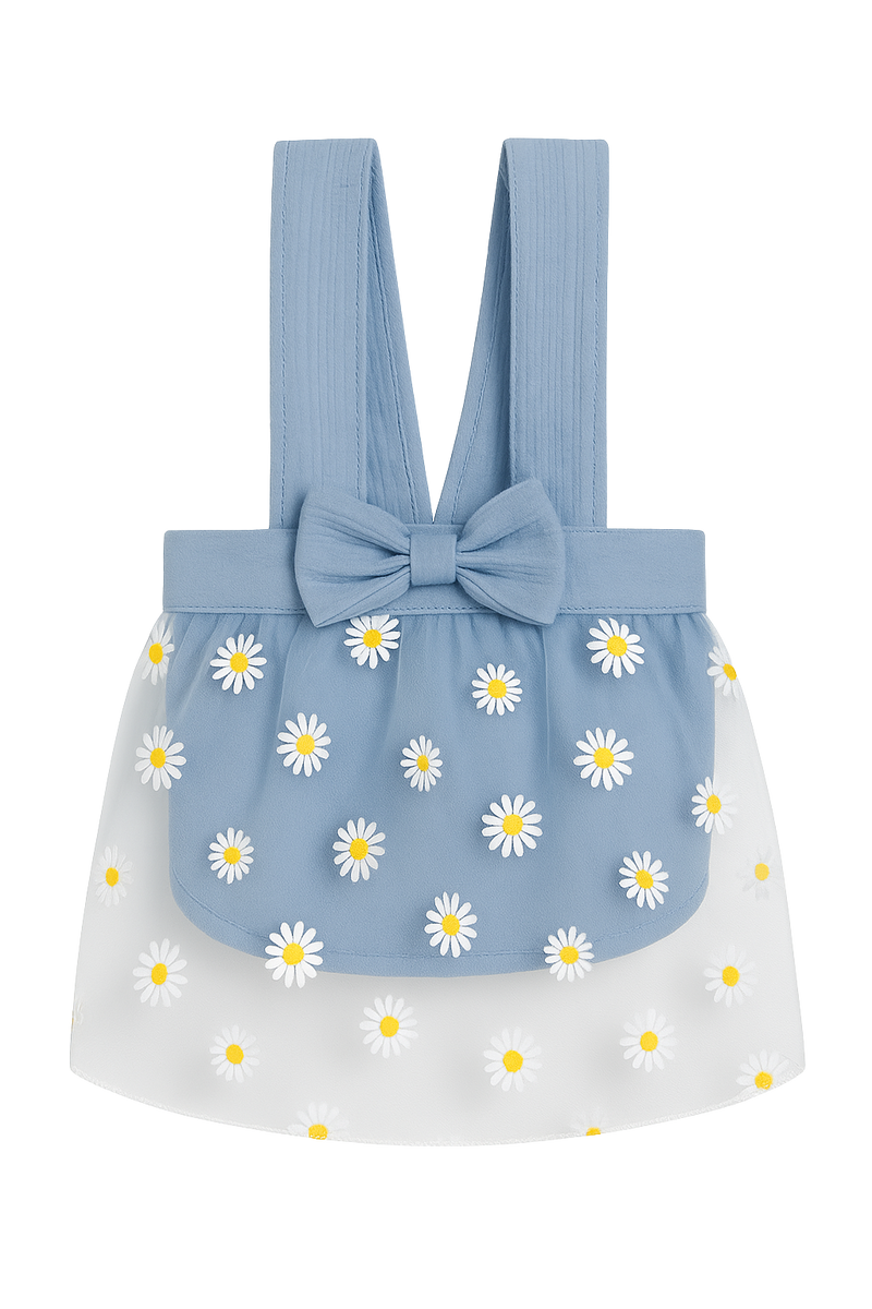 Blue Daisy Dog Dress