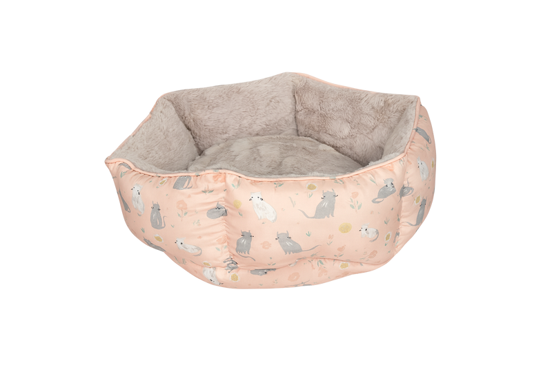 Cozy Cat Bed with Soft Plush Lining