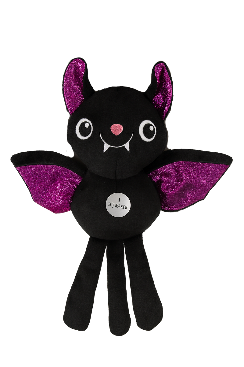 Halloween Bat Plush Dog Toy – With Squeaker