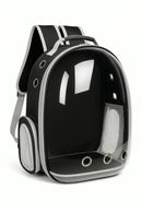Pet Carrier Backpack – Black with Transparent Dome